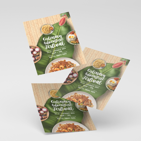 Culinary Adventure Festival flyer